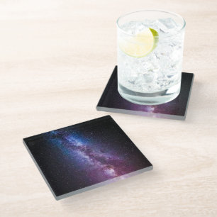 Dessous-de-verre En Verre Couleurs claires de la voie lactée
