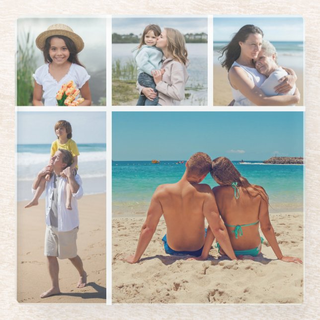 Dessous-de-verre En Verre Créez votre propre collection photo 5 (Devant)