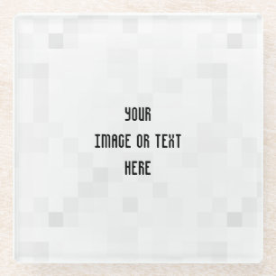 Dessous-de-verre En Verre Créez votre propre personnalisation personnalisée