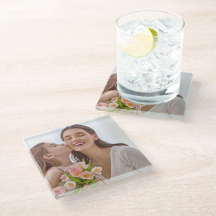 Dessous-de-verre En Verre Créez Votre Propre Photo Personnalisée Mères et Mo