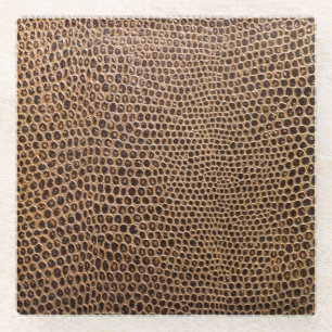 Dessous-de-verre En Verre Cuir foncé : Élégant Arrière - plan simple