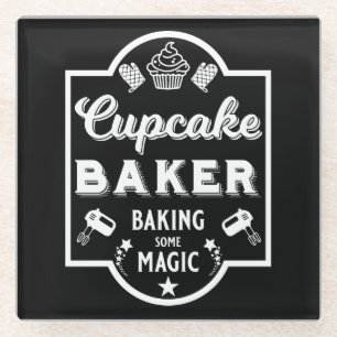 Dessous-de-verre En Verre Cupcake Master Baker