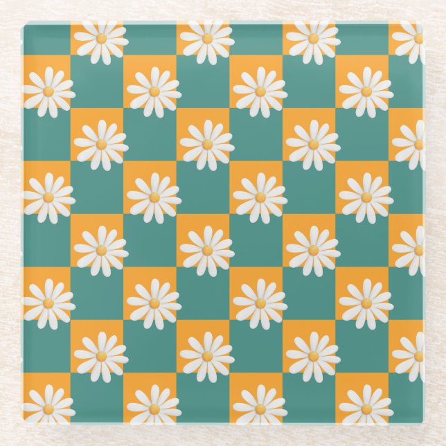 Dessous-de-verre En Verre Daisy (Devant)