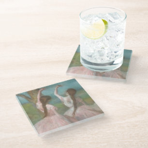 Dessous-de-verre En Verre Danseuses en rose Edgar Degas