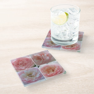 Dessous-de-verre En Verre De jolies roses