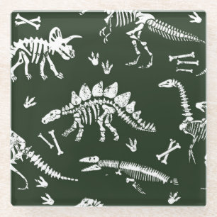 Dessous-de-verre En Verre De mignons crocodiles de dessin animé, une illustr