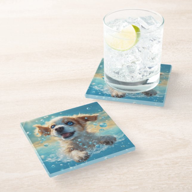 Dessous-de-verre En Verre Dessous de verre (Incliné)