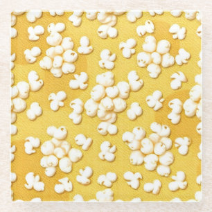 Dessous-de-verre En Verre Dessous de verre Camo en or Popcorn Beurré