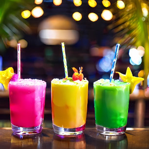 Dessous-de-verre En Verre Dessous de verre de boissons à base de fruits