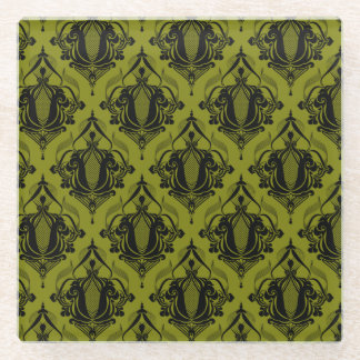 Dessous-de-verre En Verre dessous de verre de verre de la couronne de Turqui