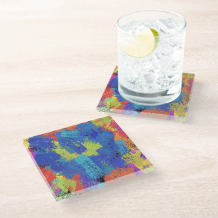 Dessous-de-verre En Verre Dessous de verre de vitres de temps de fête