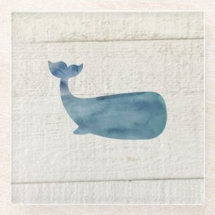 Dessous-de-verre En Verre Dessous de verre en pierre de marbre de baleine