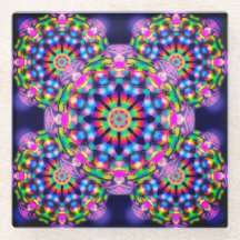 Dessous de verre en verre