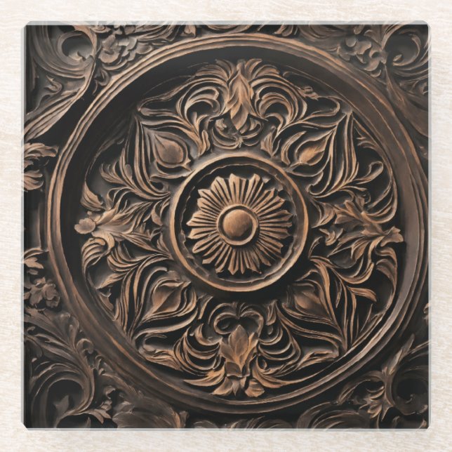 Dessous-de-verre En Verre Dessous de verre en verre (Devant)