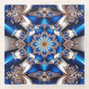 Dessous-de-verre En Verre Dessous de verre en verre aux couleurs argentines