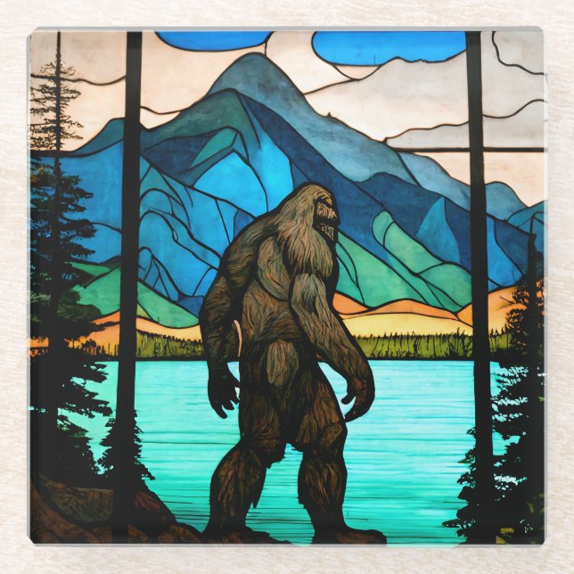 Dessous-de-verre En Verre Dessous de verre en verre Bigfoot (Devant)