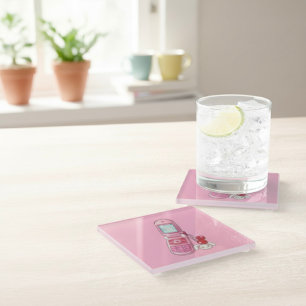 Dessous-de-verre En Verre Dessous de verre en verre cellulaire