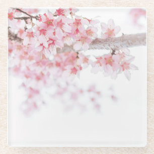 Dessous-de-verre En Verre Dessous de verre EN VERRE : CHERRY BLOSSOM