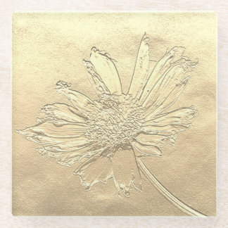 Dessous-de-verre En Verre Dessous de verre en verre Dandelion