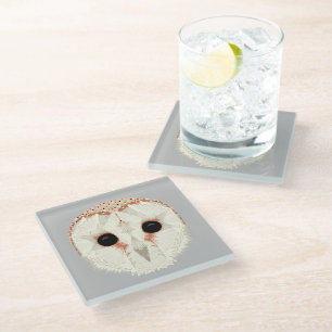 Dessous-de-verre En Verre Dessous de verre en verre de Barn Owl