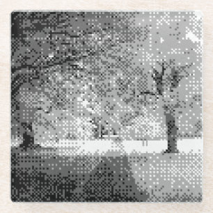 Dessous-de-verre En Verre dessous de verre en verre de metropark