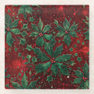 Dessous-de-verre En Verre Dessous de verre en verre de Noël gothique