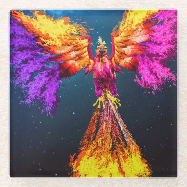 Dessous-de-verre En Verre Dessous de verre en verre de renaissance (Devant)