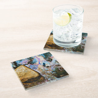 Dessous-de-verre En Verre dessous de verre en verre d'eau douce nature abstr