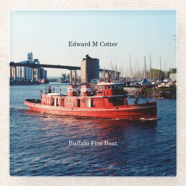 Dessous-de-verre En Verre Dessous de verre en verre Edward M. Cotter (Devant)