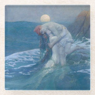 Dessous-de-verre En Verre Dessous de verre EN VERRE : LE MERMAID : E. PYLE :
