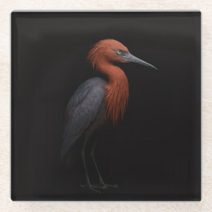 Dessous-de-verre En Verre Dessous de verre en verre Luxe noir, Aigrette rous