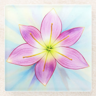 Dessous-de-verre En Verre Dessous de verre en verre Rain Lily
