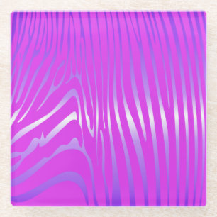 Dessous-de-verre En Verre Dessous de verre en verre rose Zesty