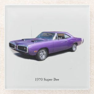 Dessous-de-verre En Verre dessous de verre en verre Super Bee 1970