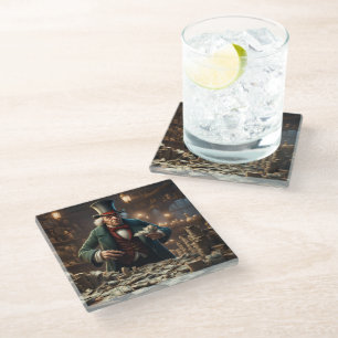 Dessous-de-verre En Verre Dessous de verre Scrooge