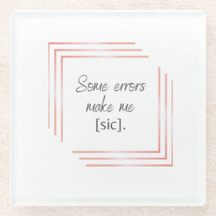 Dessous-de-verre En Verre Dessous de verre Sic