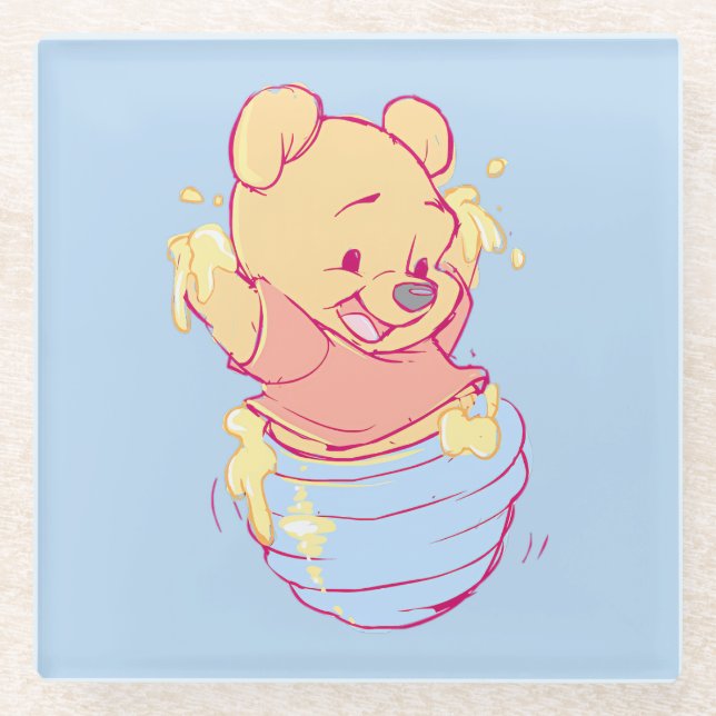 Dessous-de-verre En Verre Dessous de verre Winnie (Devant)