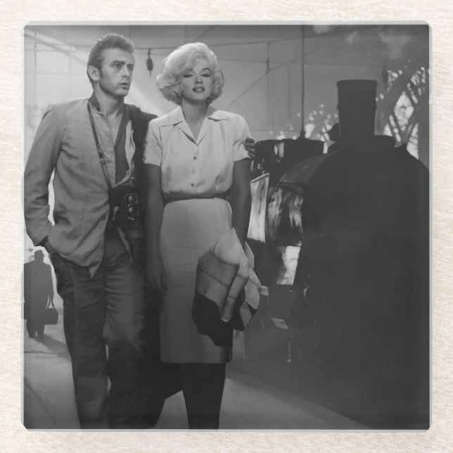 Dessous-de-verre En Verre Dire l'adieu (Devant)