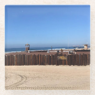 Dessous-de-verre En Verre Dory Fishing Fleet, Newport Beach, Californie