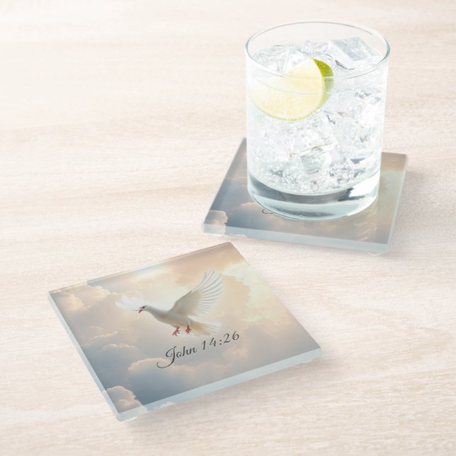 Dessous-de-verre En Verre Dove (Incliné)