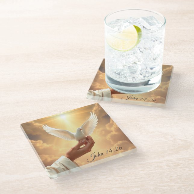 Dessous-de-verre En Verre Dove (Incliné)