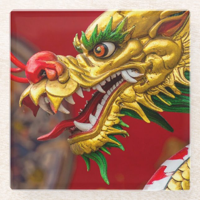 Dessous-de-verre En Verre Dragon  (Devant)