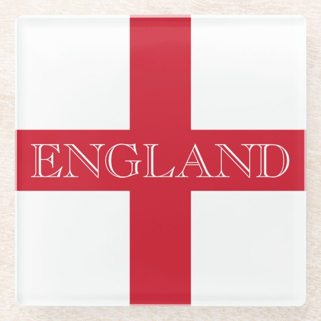 Dessous-de-verre En Verre Drapeau anglais Angleterre (Devant)