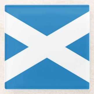 Dessous-de-verre En Verre Drapeau De L'Écosse