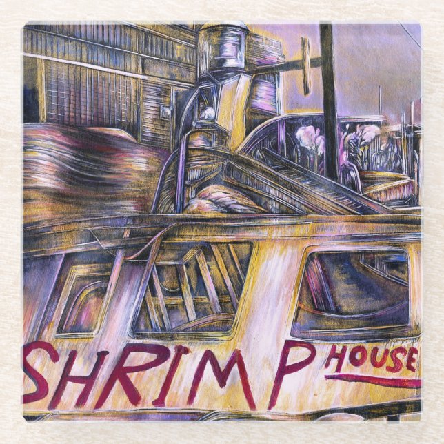 Dessous-de-verre En Verre Eau.Né Mystery Meat, Israël (Devant)