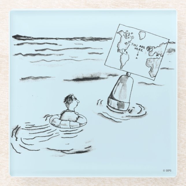 Dessous-de-verre En Verre Échoué (Devant)