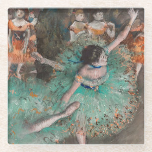 Dessous-de-verre En Verre Edgar Degas - Danseuse basculant / Danseuse verte