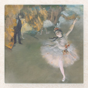 Dessous-de-verre En Verre Edgar Degas   l'étoile, ou danseur sur l'étape