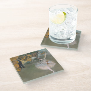 Dessous-de-verre En Verre Edgar Degas L'étoile ou la danseuse sur scène