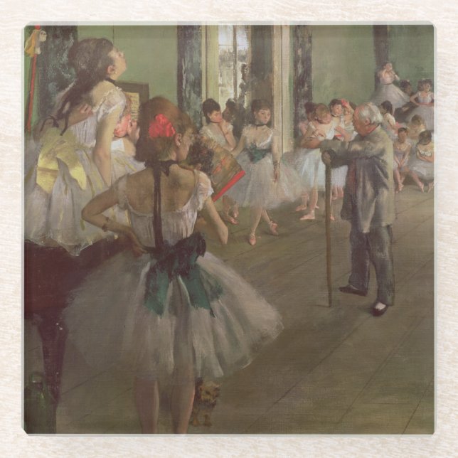Dessous-de-verre En Verre Edgar Degas| The Dancing Class, c.1873-76 (Devant)